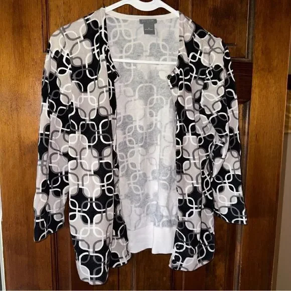 Ann Taylor Factory 3/4 Sleeve Cardigan Medium - Picture 1 of 4